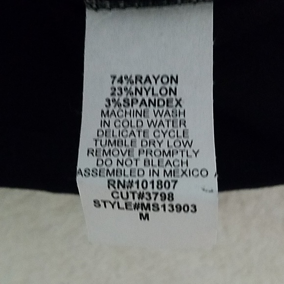 NWT Emi & Joe black pencil skirt - Picture 6 of 6